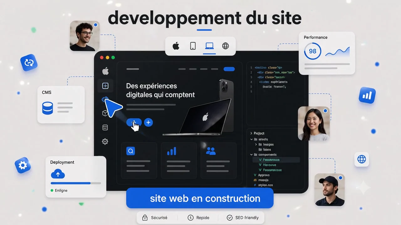 Développement et intégration du site